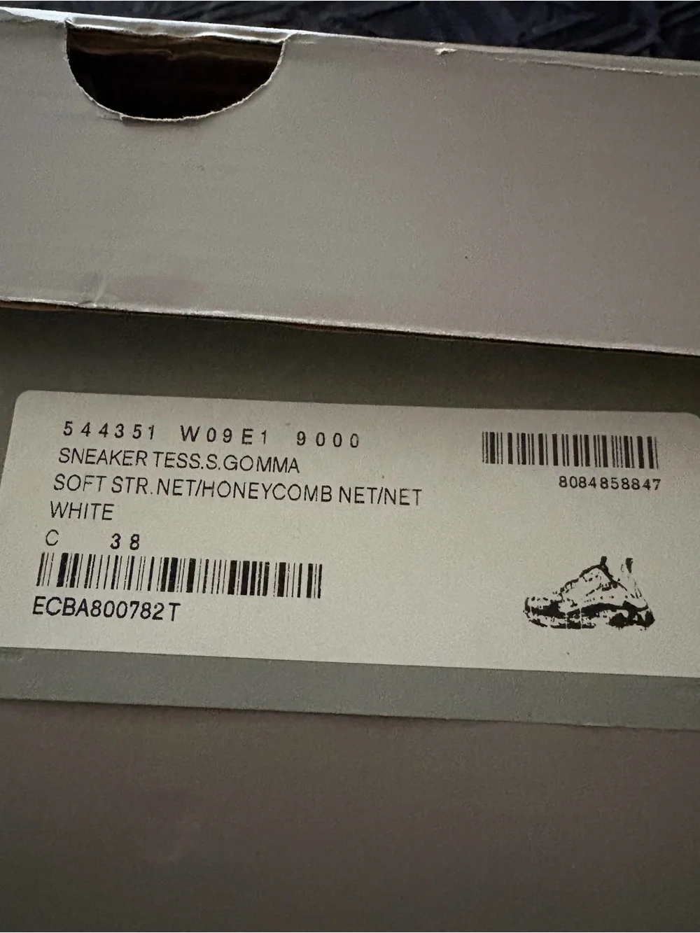 Balenciaga White Sneakers with Yellow Translucent Soles